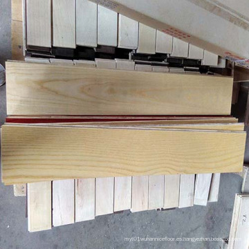 Pintura UV Acabado Unilin Lock 15mm Birch Engineered Wood Flooring